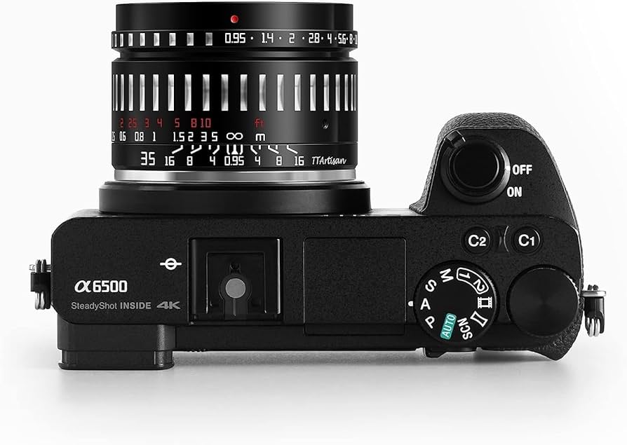 SONYα6300&SEL1018&speedmaster0.95/35mm TTArtisan 35mm F0.95 E-Montagem Lente de grande abertura APS